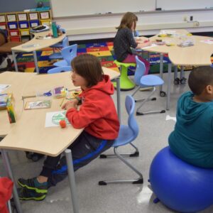 New classroom furniture